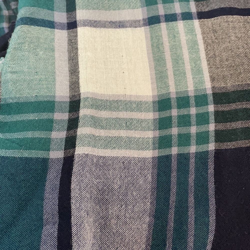 Rails Green And Blue Flannel Size Small - image 5